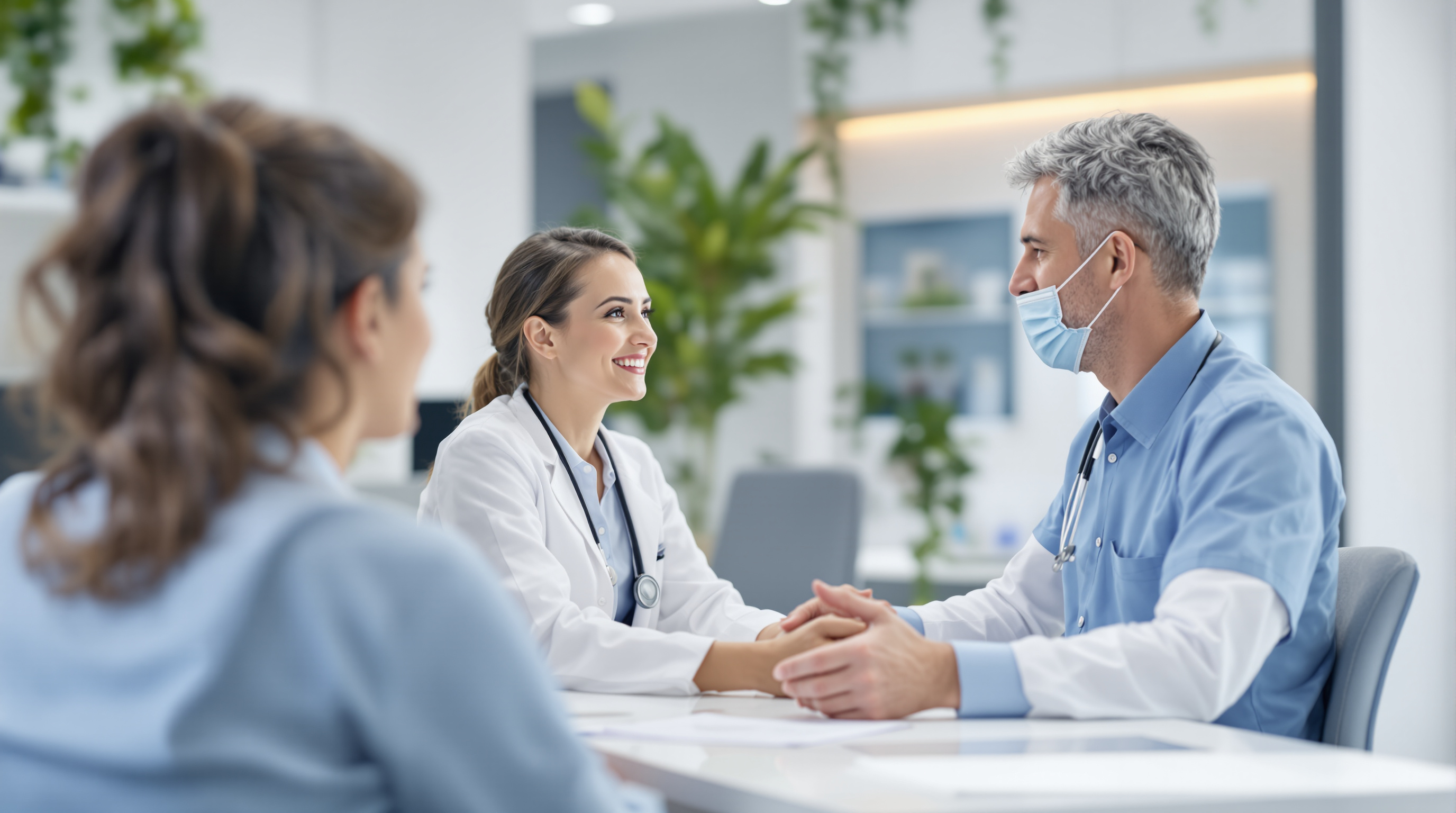 Primary care clinic with professional medical environment